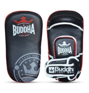 Buddha Guantes Boxeo Thailand Piel Negro