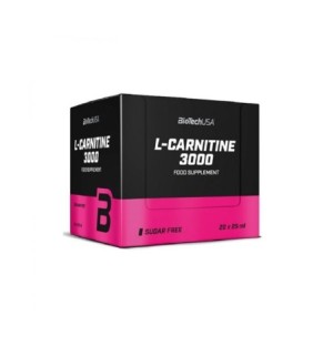 L-CARNITINE 3000 20 X 25ML BIOTECH USA