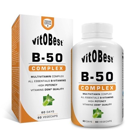 B 50 COMPLEX 60 CÁPSULAS VITOBEST