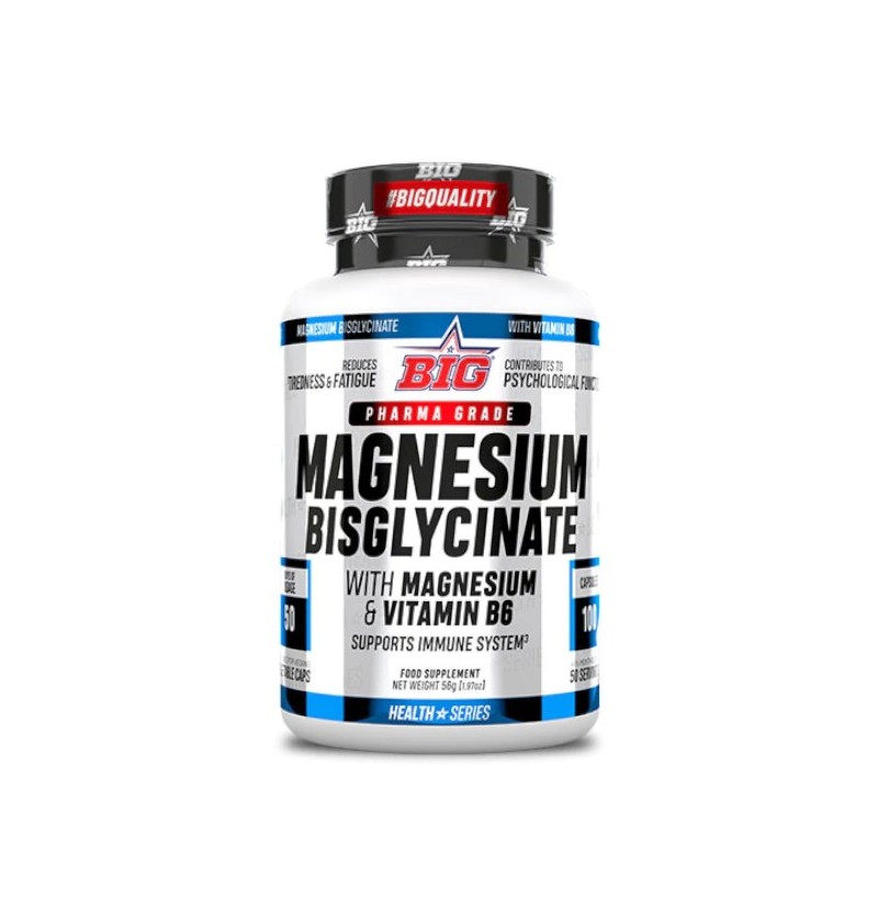 MAGNESIUM BISGLYCINATE 100 CÁPSULAS BIG