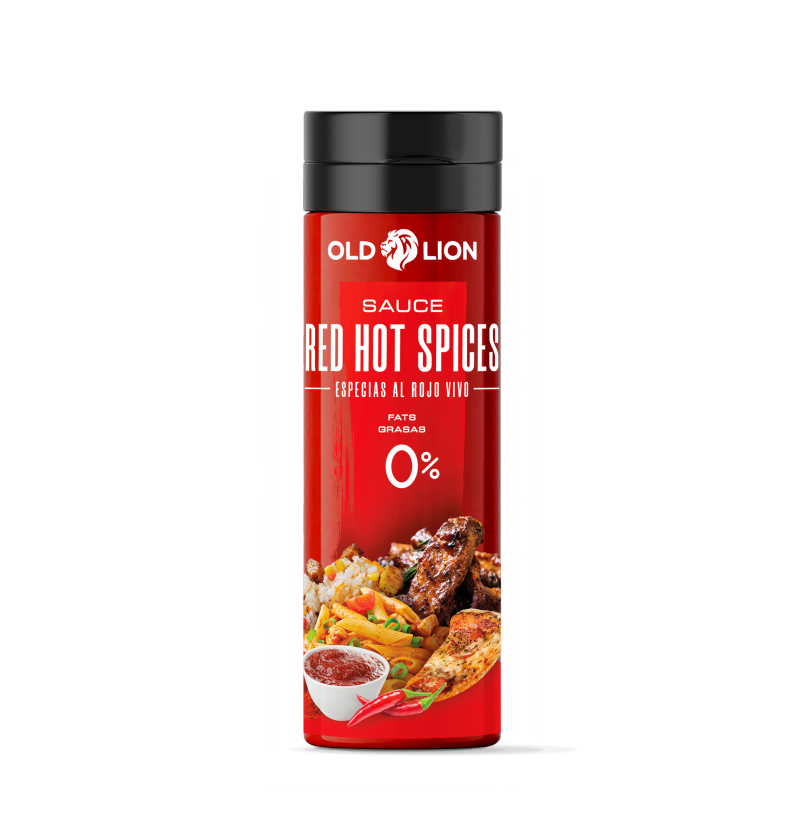 SAUCE RED HOT SPICES 330 ML OLD LION