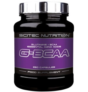 G-BCAA SCITEC NUTRITION 250 CÁPSULAS