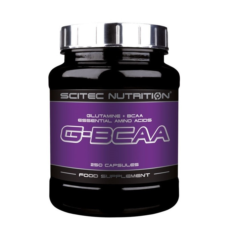 G-BCAA SCITEC NUTRITION 250 CÁPSULAS