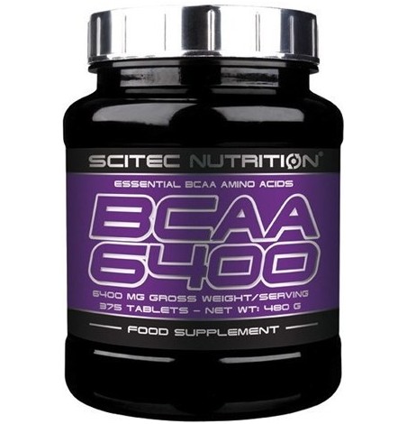 BCAA 6400 475 TABLETAS SCITEC NUTRITION