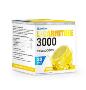L-CARNITINE 3000 20 VIALES DE 25ML QUAMTRAX