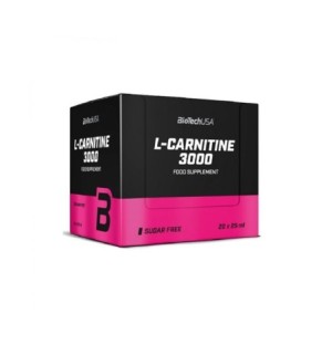 L-carnitine 3000 20 x 25ml biotech usa