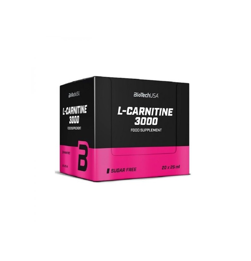 L-carnitine 3000 20 x 25ml biotech usa